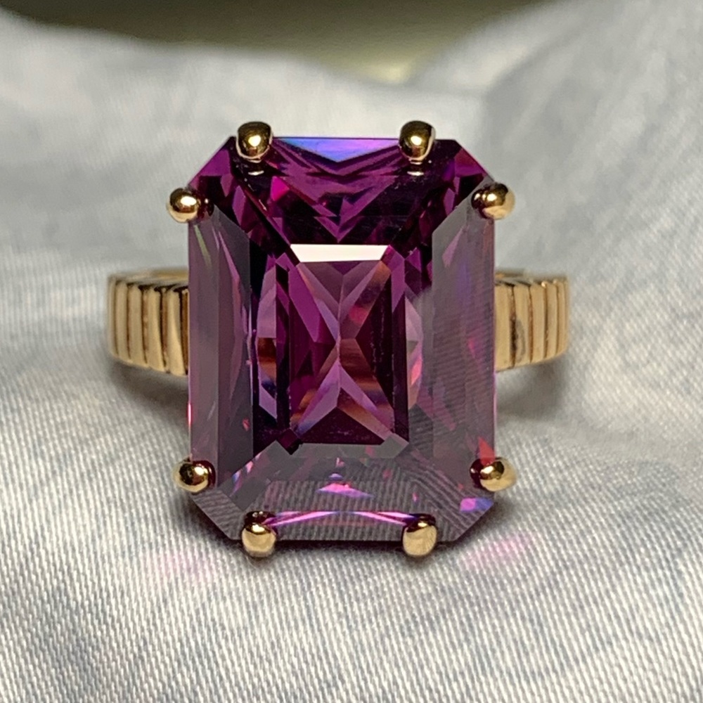 Amethyst Vermeil Ring